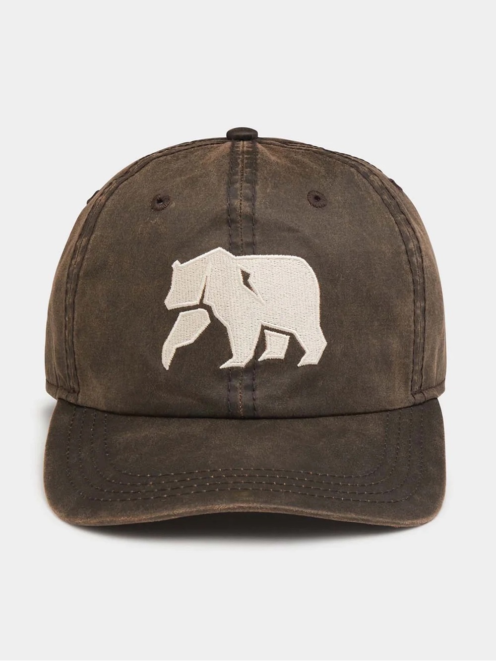 The Normal Brand Hat Waxed Canvas Brown Embroidered NWT One Size